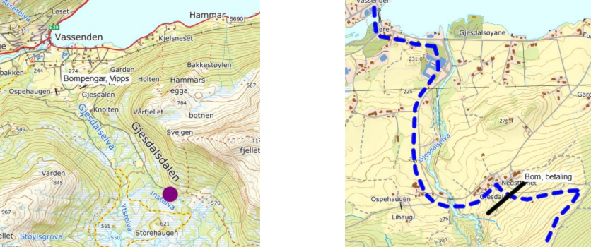 KM natt-orientering Vassenden